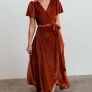 Rust maxi dress- Baltic born